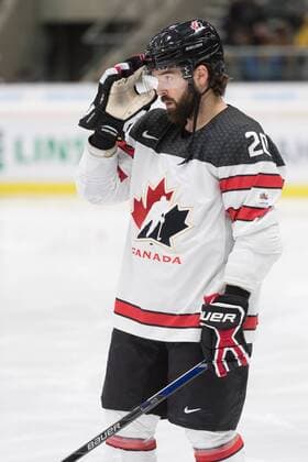 Im Bild Braden LAMB (Kanada, 20), Eishockey, Deutschland Cup, Slowakei - Kanada, xmfx