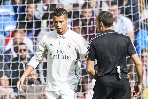 November 6, 2016 - Madrid, Spain - Cristiano Ronaldo (forward; Real Madrid) in action during La Liga match between Real Madrid and Deportivo Leganes at Santiago Bernabeu on November 6, 2016 in Madrid Real Madrid v Deportivo Leganes, La Liga football match  - ZUMAg15_ 20161106_zaf_g15_011