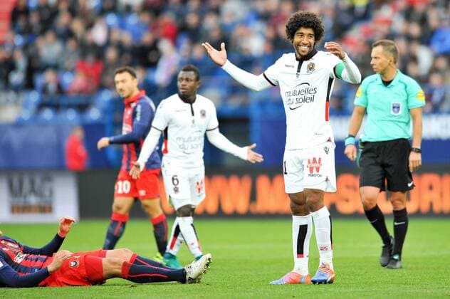 31 DANTE (nice) - Fussball Frankreich, Ligue 1, SM Caen vs. OGC Nice - 06 11 2016 FEP Panoramic 
