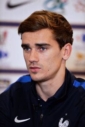 Antoine Griezmann FOOTBALL : PK - Nationalteam Frankreich - 07 11 2016 AnthonyBIBARD FEP Panoramic 