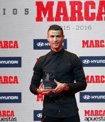 Bilder des Tages - SPORT Cristiano Ronaldo. Ceremony of MARCA awards. In this picture, Cristiano Ronaldo. xPabloxGarciax 