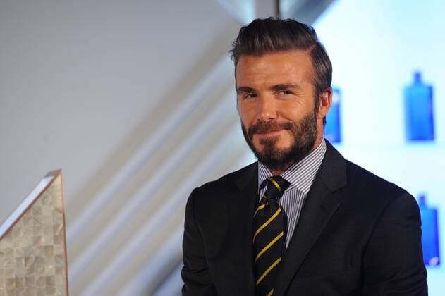 SHANGHAI, CHINA - NOVEMBER 08: Former English footballer David Beckham attends whisky brand Haig Club event on November 8, 2016 in Shanghai, China.  CFP495226682 