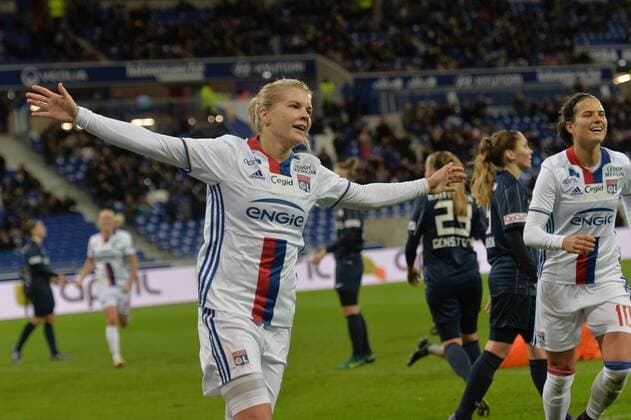 Fußball, Damen, CL, Olympique Lyon - FC Zürich Ada Hegerberg (lyon) - Fussball Damen, Champions League, Olympique Lyon vs. FC Zürich - 09 11 2016 FredericChambert Panoramic 