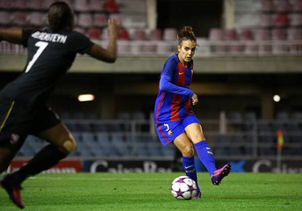 November 9, 2016 - Barcelona, Calatonia, Spain - Melanie Serrano during the Womens Champions League match between FC Barcelona Barca and FC Twente, on 09 november 2016. Barcelona v Twente - Womens Champions League  - ZUMAn230 20161109_zaa_n230_259
