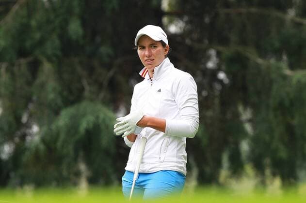 Spanish golfer Carlota Ciganda in action during the first day of the Lorena Ochoa Invitational Tournament of the LPGA Golf Damen at the Golf Club of Mexico City, Mexico, 10 November 2016. LORENA OCHOA INVITATIONAL GOLF TOURNAMENT IN MEXICO CITY !ACHTUNG: NUR REDAKTIONELLE NUTZUNG!  MEX002 20161110-636144167343564115