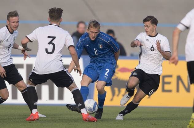 Lorenzo Dickmann (ITA), NOVEMBER 10, 2016 - Football Soccer : Under-20 International Friendly Länderspiel match between Italy 0-1 Germany at Stadio Tullo Morgagni in Forli, Italy. Noxthirdxpartyxsales  (ptmb102327)