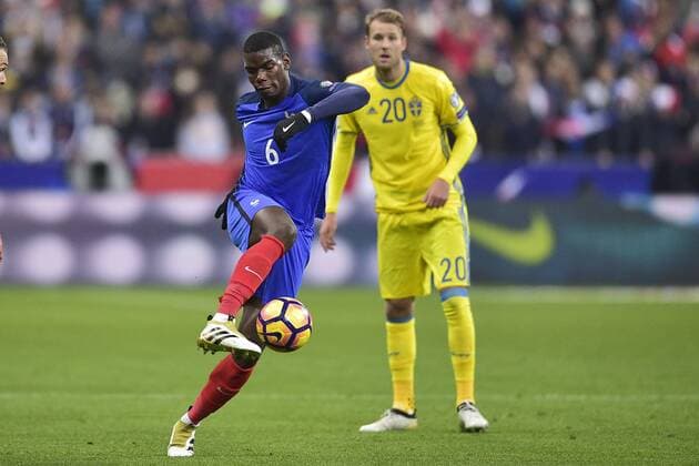 Fußball, WM Quali, Frankreich - Schweden Paul Pogba (France) FOOTBALL : Frankreich - Schweden Nationalteam Länderspiel - Eliminatoires CM2018 - Paris - 11 11 2016 JBAutissier Panoramic 