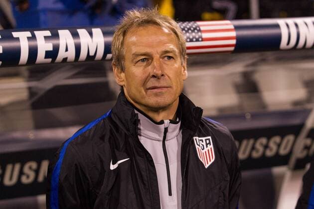 COLUMBUS, OH - NOVEMBER 11: United States Men s National Soccer Team Head Coach Jürgen Klinsmann before the Final Round of the 2018 World Cup Qualifier on November 11, 2016, at MAPFRE Stadium in Columbus, OH. Mexico beat the United States 2-1. (Photo by Michael Griggs Icon Sportswire) SOCCER: NOV 11 USA v Mexico Icon16111104 EDITORIAL USE ONLY