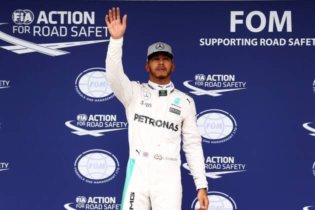 Formel 1, GP Brasilien Brazilian Grand Prix, Sao Paulo 10 - 13 November 2016 12.11.2016 - Qualifying, Lewis Hamilton (GBR) Mercedes AMG F1 W07 Hybrid pole position 