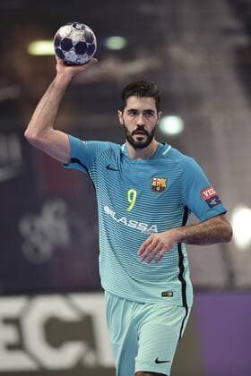 Entrerrios Rodriguez Raul (Barcelone) HANDBALL : Paris SG Handball vs FC Barcelona - Ligue des champions - 12 11 2016 JBAutissier 