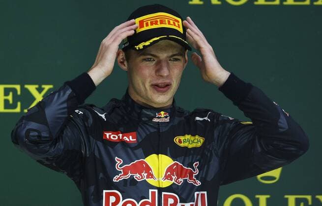 Grande Pr?mio do Brasil de F?rmula 1 2016 SÃO PAULO, SP - 13.11.2016: GRANDE PRÊMIO DO BRASIL DE FÓRMULA 1 2016 - In the picture the driver Max Verstappen Red Bull Racingfica team third in the Brazil Grand Prix Formula 1 in 2016 held this Sunday (13) at the Interlagos Circuit. (Photo: Aloisio Mauricio Fotoarena) x1229674x  AloisioxMauricio