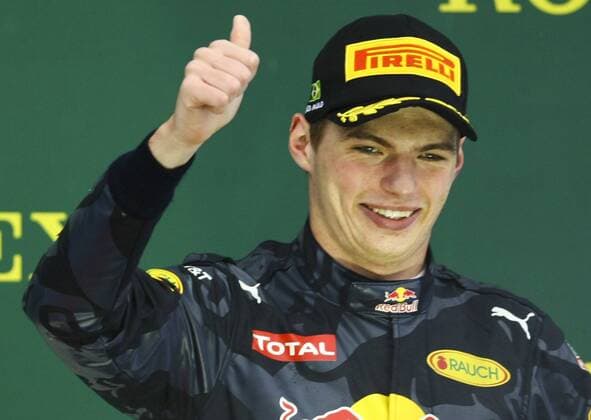 Grande Pr?mio do Brasil de F?rmula 1 2016 SÃO PAULO, SP - 13.11.2016: GRANDE PRÊMIO DO BRASIL DE FÓRMULA 1 2016 - In the picture the driver Max Verstappen Red Bull Racingfica team third in the Brazil Grand Prix Formula 1 in 2016 held this Sunday (13) at the Interlagos Circuit. (Photo: Aloisio Mauricio Fotoarena) x1229675x  AloisioxMauricio