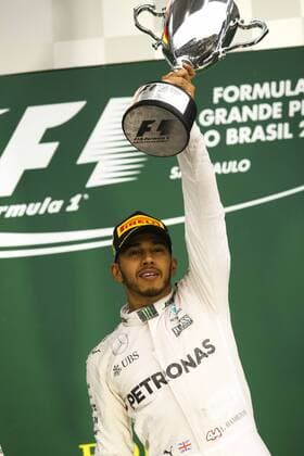 Grande Pr?mio do Brasil de F?rmula 1 2016 SÃO PAULO, SP - 13.11.2016: GRANDE PRÊMIO DO BRASIL DE FÓRMULA 1 2016 - In the picture the Lewis Hamilton team Mercedexs AMG Petronas F1 Team celebrates victory in the Grand Prix of Brazil Formula 1 in 2016 held this Sunday (13) at the Interlagos Circuit. (Photo: Aloisio Mauricio Fotoarena) x1229691x  AloisioxMauricio