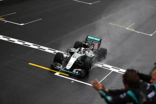 Brazilian Grand Prix, Sao Paulo 10 - 13 November 2016 13.11.2016 - Race, Lewis Hamilton (GBR) Mercedes AMG F1 W07 Hybrid race winner 