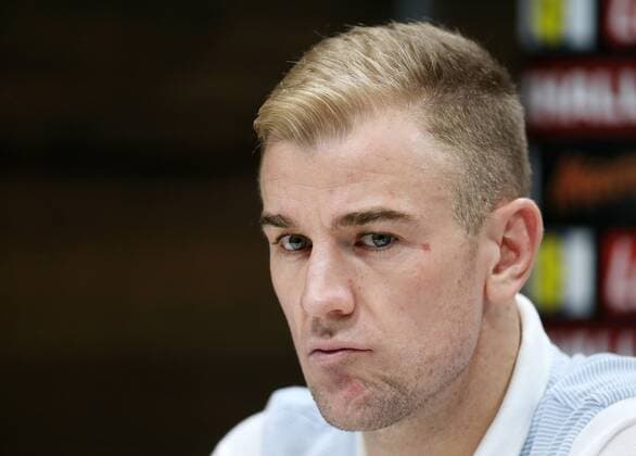 England s Joe Hart during his press conference PK Pressekonferenz at Tottenham Hotspur training centre, London. Picture date November 14th, 2016 Pic David Klein Sportimage EDITORIAL USE ONLY. No use with unauthorised audio, video, data, fixture lists, club league logos or live services. Online in-match use limited to 120 images, no video emulation. No use in betting, games or single club league player publications.