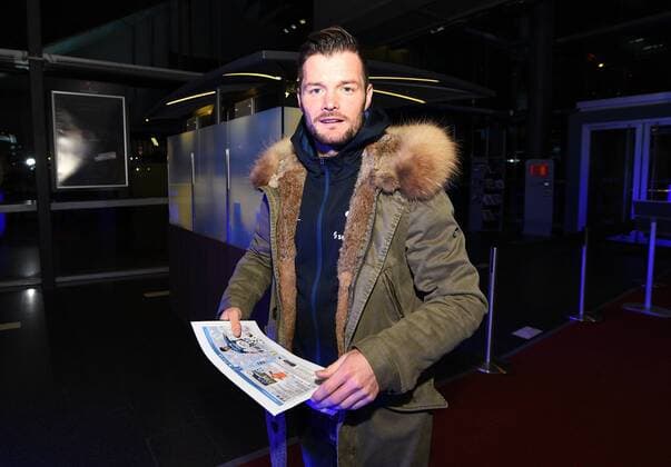 14.11.2016, xfux, Fussball 1.Bundesliga, SV Darmstadt 98 Kinopremiere 90 Minuten 98 im Kinopolis in Darmstadt, emspor emonline deloka, v.l. Marcel Heller (SV Darmstadt 98) Darmstadt