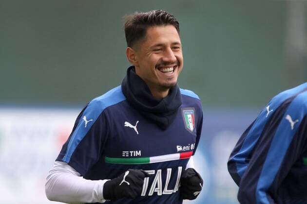 Fußball, Nationalteam Italien Training GIANLUCA LAPADULA friendly match ITALIA-GERMANY ALLENAMENTO 14-11-2016