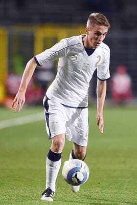 Fußball, U21 Länderspiel, Italien - Dänemark Mg Bergamo 14 11 2016 - firendly match Italia-Denmark Under U 21 Andrea Conti 