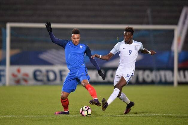 Jean Philippe Gbamin (fra) - Tammy Abraham (ang) FOOTBALL : Frankreich vs England - U21 Nationalteam - Testspiel- 14 11 2016 AnthonyBIBARD FEPx 