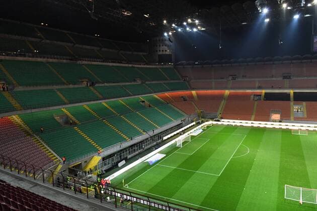Fussball, Herren, Saison 2016 2017, Länderspiel in Mailand, Italien - Deutschland, Blick auf den Innenraum im Giuseppe-Meazza-Stadion, 15.11.2016,