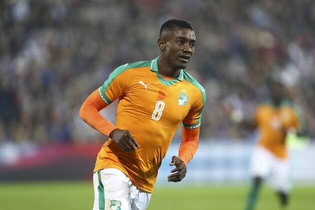 Salomon Kalou (Elfenbeinküste) Fußball : Nationalteam - Frankreich vs Elfenbeinküste - Testspiel - - 15 11 2016 GwendolineLeGoff Panoramic 