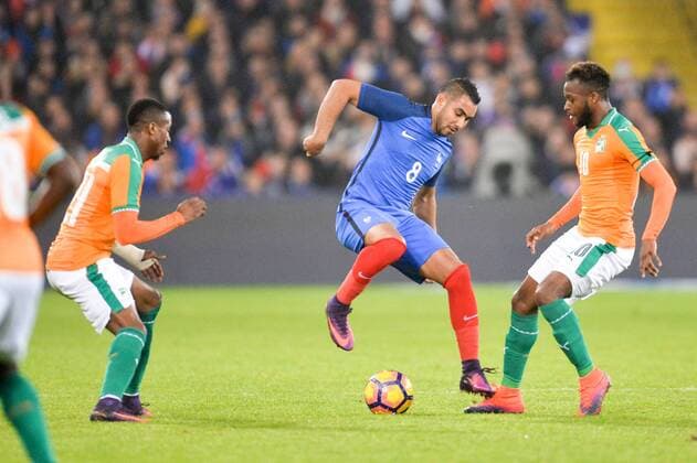 08 DIMITRI PAYET (fra) - 10 Cheick Doukoure (civ) FOOTBALL : Frankreich - Elfenbeinküste Nationalteam Länderspiel - Testspiel - 15 11 2016 AnthonyBIBARD FEPx 