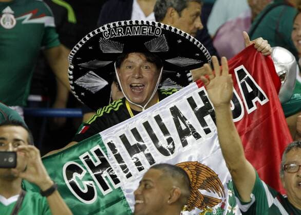 Mexico s fans cheer on their team before the FIFA 2018 Wolrd Cup Russia Qualifiers match between Mexico and Panama in Panama City, Panama, 15 November 2016. EFE Alejandro Bolivar PANAMA VS. MEXICO !ACHTUNG: NUR REDAKTIONELLE NUTZUNG!  PAN001 20161116-636148616476592783