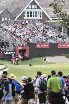 19.11.2016. Royal Sydney Golf Club, Sydney, Australia. Emirates Australian Open Golf 3rd Round. Aaron Baddeley of Australia completes his third round. xNigelxOwenx  ActionPlus11810947