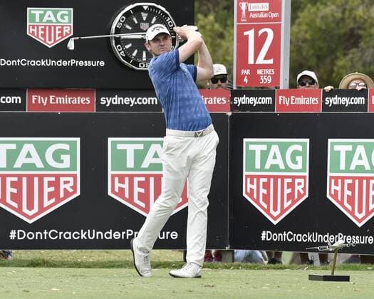 19.11.2016. Royal Sydney Golf Club, Sydney, Australia. Emirates Australian Open Golf 3rd Round.Todd Sinnott of Australia tees off on the 12th hole. xNigelxOwenx  ActionPlus11810924