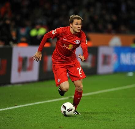 Bayer 04 Leverkusen - RB Leipzig 18.11.2016 Benno Schmitz (RB) HM