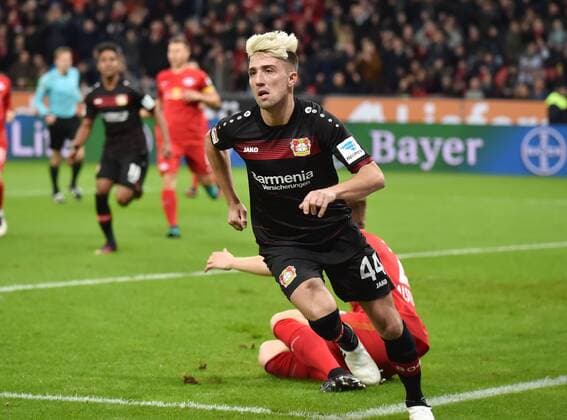 18.11.2016, Fussball GER, 1. Bundesliga Saison 2016 2017, 11. Spieltag, Bayer 04 Leverkusen - RB Leipzig 2:3, Jubel Kevin Kampl (Bayer 04 Leverkusen)