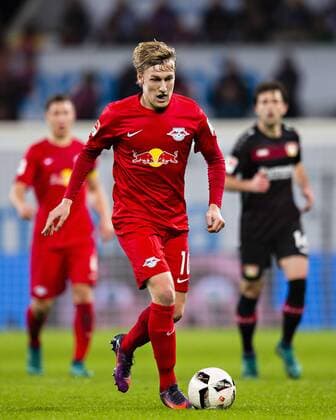 Leverkusen, 18.11.2016, BayArena Emil Forsberg (Leipzig) Bayer Leverkusen - RB Leipzig mm