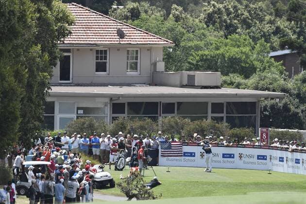 20.11.2016. Royal Sydney Golf Club, Sydney, Australia. Emirates Australian Open Golf Final Round. Jordan Spieth of the United States of America tees off on the 8th hole. xNigelxOwenx  ActionPlus11812112