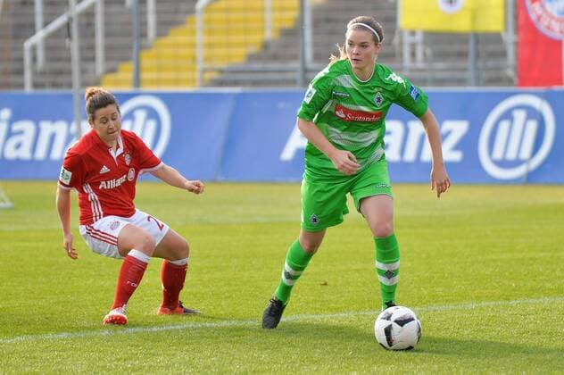 Anne Catherine Kufner (Borussia Mönchengladbach) München, Deutschland, 20.11.2016, Frauenfußball, FC Bayern München - Borussia Mönchengladbach, xKLx