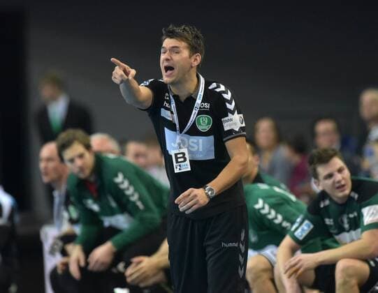DHfK Trainer Christian Prokop beim Spiel SC DHfK Leipzig vs TSV GWD Minden, Handball, 1.Liga, 20.11.2016 Leipzig Copyright: xModlax Eibner-Pressefotox EP_cma