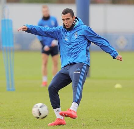 HSV-Training 21.11.2016 1. Fussball Bundesliga Saison 2016-2017 HSV-Training 21.11.2016 am Volksparkstadion Nabil Bahoui (Hamburger SV)