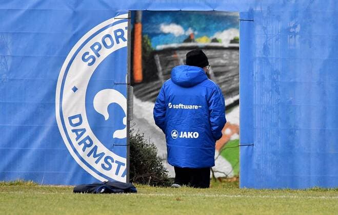 22.11.2016, xfux, Fussball 1.Bundesliga, SV Darmstadt 98 Training, emspor emonline, v.l. Trainer Norbert Meier (SV Darmstadt 98) Darmstadt