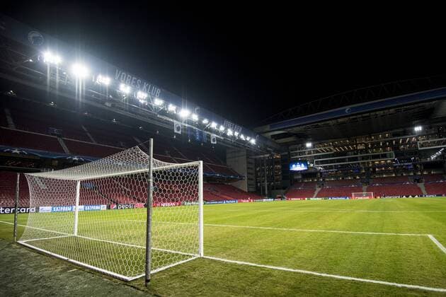 Parken, Stadion des FC Kopenhagen - Champions League, 22. November 2016.  Copyright: PETTERxARVIDSON BB161122PA009