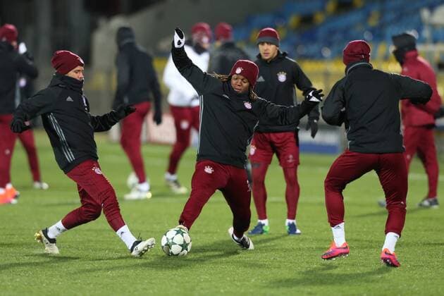Fußball, CL, Bayern München Training November 22, 2016 - Rostov-On-Don, Russia - Renato Sanches of FC Bayern Munich during a training session prior to the Champions League Group D soccer match between FC Bayern Munich and FC Rostov, at Olimp 2 Stadium in Rostov-on-Don, Russia on Novemberr 22, 2016. FC Bayern Muenchen - Training & press conference PK Pressekonferenz  - ZUMAn230 20161122_zaa_n230_096