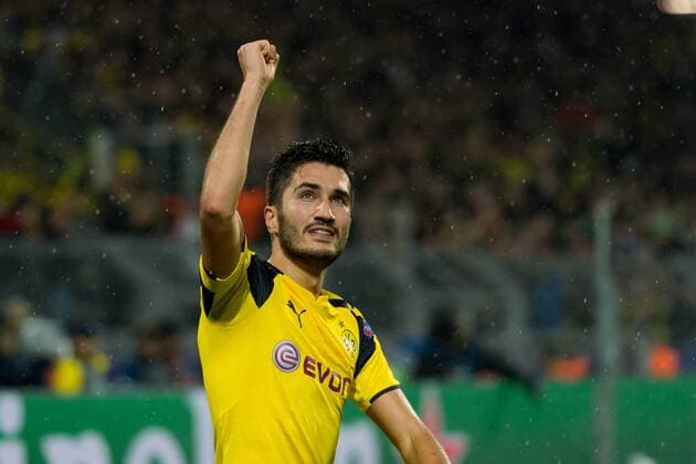 Dortmund, Germany 22.11.2016, UEFA Champions League - 2016 17 Season, Group F - Matchday 5, BV Borussia Dortmund - Legia Warschau, Nuri Sahin (BVB) jubelt nach dem treffer zum 3:1 ( DeFodi001