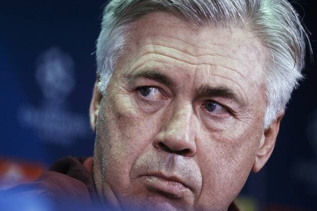 ROSTOV-ON-DON, RUSSIA - NOVEMBER 22, 2016: Bayern Munich s manager Carlo Ancelotti gives a press conference PK Pressekonferenz ahead of a UEFA Champions League Group D football match between FC Rostov and Bayern Munich. Valery Matytsin TASS  TS038797