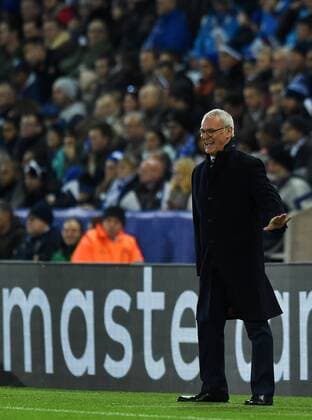 LEICESTER, Nov. 22, 2016 -- Claudio Ranieri, head coach of Leicester City reacts during the UEFA Champions League Group G Match between Leicester City and Club Brugge at the King Power Stadium in Leicester, Britain on Nov. 22, 2016. Leicester City won 2-1. )(wll) (SP)BRITAIN-LEICESTER-SOCCER-UEFA CHAMPIONS LEAGUE-LEICESTER CITY VS CLUB BRUGGE JonxBuckle 