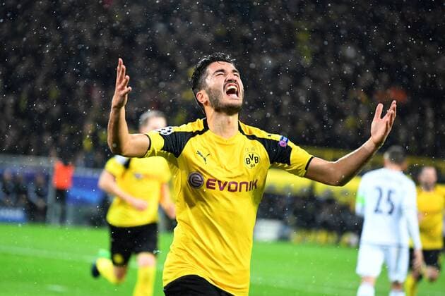 Fussball, UEFA Champions League, Saison 2016 2017, Spieltag 5, Borussia Dortmund-Legia Warschau , 22.11.2016, Signal Iduna Park , Dortmund,Nuri Sahin BVB Torjubel