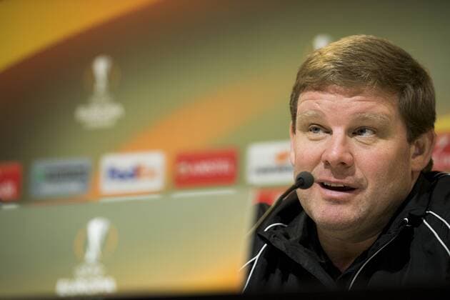 Fußball, EL, PK KAA Gent Gent s head coach Hein Vanhaezebrouck pictured during a press conference PK Pressekonferenz of Belgian soccer team KAA Gent, Wednesday 23 November 2016, in Gent. Tomorrow Gent is playing the fifth game of the group stage of the Europa League competition against Portuguese team SC Braga, in the group H. JASPERxJACOBS  x04981256x