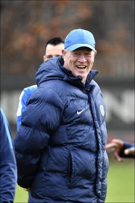 Peter Maes head coach of KRC Genk FOOTBALL : Entrainement KRC Genk - 23 11 2016 PhotoNews Panoramic 