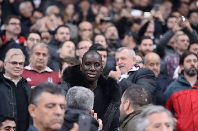 UEFA Champions League Group B match between Besiktas and Benfica at Vodafone Arena in Istanbul , Turkey ,November 23 , 2016. Pictured Demba Ba 