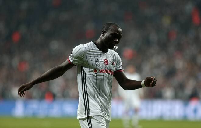 Besiktas Vincent Aboubakar during a UEFA Champions League, group B soccer match, between Besiktas and Benfica at Vodafone Arena in Istanbul, 23rd of November, 2016. (Tolga Adanali - Depo Photos)  15566030