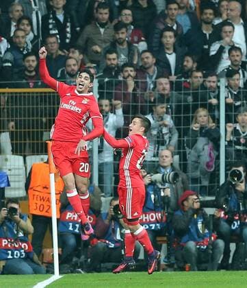 UEFA Champions League Group B match between Besiktas and Benfica at Vodafone Arena in Istanbul , Turkey ,November 23 , 2016. Pictured: Goncalo Guedes of Benfica. 