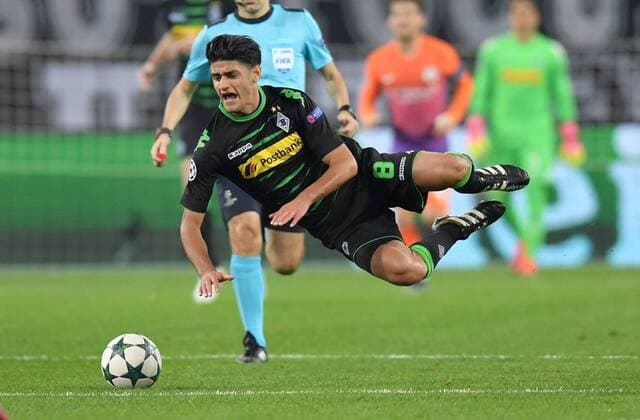 Bilder des Tages - SPORT 23.11.2016, Fussball UEFA Champions League 2016 17, Vorrunde, 5. Spieltag, Borussia Moenchengladbach - Manchester City, Mahmoud Dahoud (Borussia Moenchengladbach)
