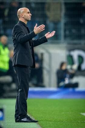 Trainer Andre Schubert (Borussia Moenchengladbach) beim Championsleague Spiel zwischen Borussia Moenchengladbach und Manchester City am 23.11.2016, Moenchengladbach Copyright: xSchuelerx xEibnerx-xPressefotox EP_JSE